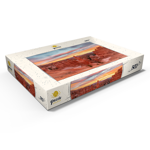 Darstellung des Puzzle Motivs Thors Hammer bei Sonnenaufgang, Bryce Canyon Nationalpark Thor's Hammer at Sunrise, Bryce Canyon National Park 500 Puzzle Schachtel Ansicht1