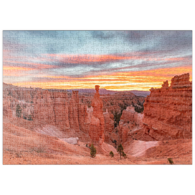 Darstellung des Puzzle Motivs Thors Hammer bei Sonnenaufgang, Bryce Canyon Nationalpark - Puzzleteile: 500