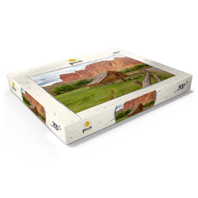 Alternative Darstellung des Puzzle-Motivs Rustikale Scheune im Capitol Reef Nationalpark – Puzzleteile: 200