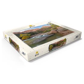 Darstellung des Puzzle Motivs Virgin River-Kaskade im Zion-Nationalpark - Puzzleteile: 100