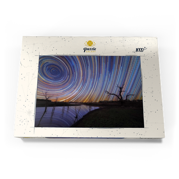 Darstellung des Puzzle Motivs Australian Star Trails Over Reflected Landscape 1000 Puzzle Schachtel Ansicht3