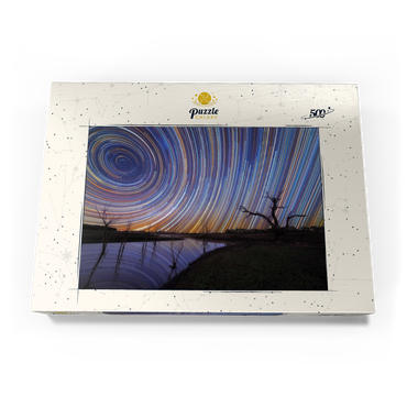 Darstellung des Puzzle Motivs Australian Star Trails Over Reflected Landscape 500 Puzzle Schachtel Ansicht3