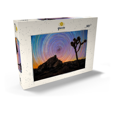 Darstellung des Puzzle Motivs Joshua Tree Under Spiral Star Trails 500 Puzzle Schachtel Ansicht2