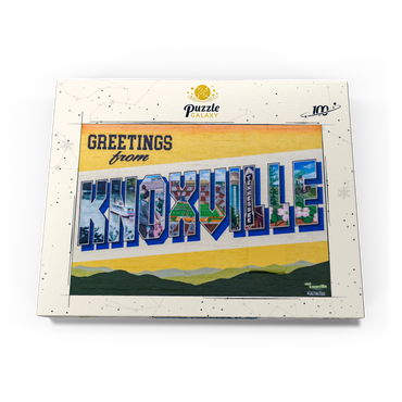 Darstellung des Puzzle Motivs Greetings from Knoxville Tennessee Mural 100 Puzzle Schachtel Ansicht3