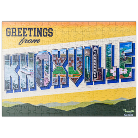 Darstellung des Puzzle Motivs Grüße aus Knoxville, Tennessee Wandbild - Puzzleteile: 200