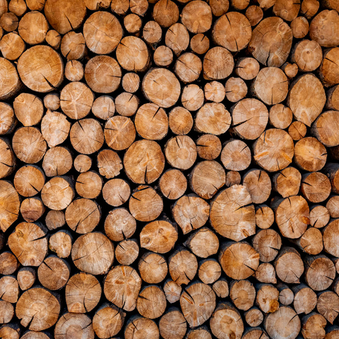 Darstellung des Puzzle Motivs Gestapelte Brennholzscheite mit natürlicher Textur Stacked Firewood Logs with Natural Texture 1000 Puzzle 3D Modell