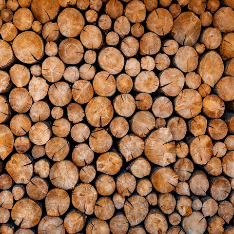 Darstellung des Puzzle Motivs Gestapelte Brennholzscheite mit natürlicher Textur Stacked Firewood Logs with Natural Texture 500 Puzzle 3D Modell