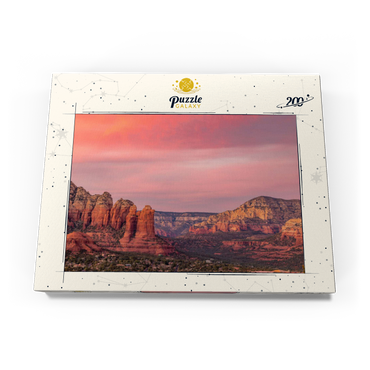 Darstellung des Puzzle Motivs Sedona Red Rocks at Sunset Glow 200 Puzzle Schachtel Ansicht3