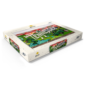 Darstellung des Puzzle Motivs Geboren in Tennessee Street Art Wandbild - Puzzleteile: 100
