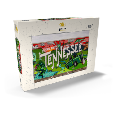 Darstellung des Puzzle Motivs Born in Tennessee Street Art Wall Mural 500 Puzzle Schachtel Ansicht2