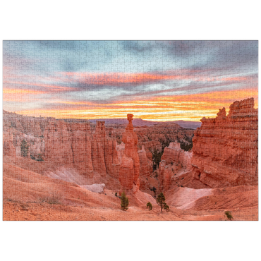 Darstellung des Puzzle Motivs puzzleplate Bryce Canyon National Park – Sunrise at Thor's Hammer 1000 Puzzle