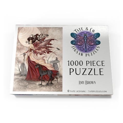 Darstellung des Puzzle Motivs The Red Queen Fairy - Amy Brown The Red Queen Fairy - Amy Brown 1000 Puzzle Schachtel Ansicht3