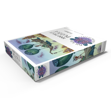 Darstellung des Puzzle Motivs Dreaming On Aquamarine Tides Mermaid - Amy Brown 1000 Puzzle Schachtel Ansicht1