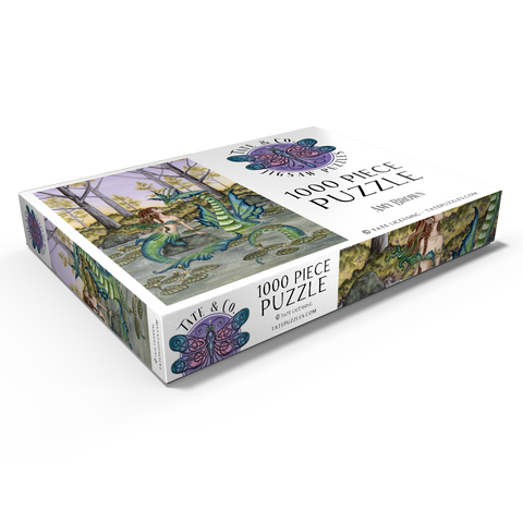 Darstellung des Puzzle Motivs Lazy Afternoon Mermaid - Amy Brown Lazy Afternoon Mermaid - Amy Brown 1000 Puzzle Schachtel Ansicht1