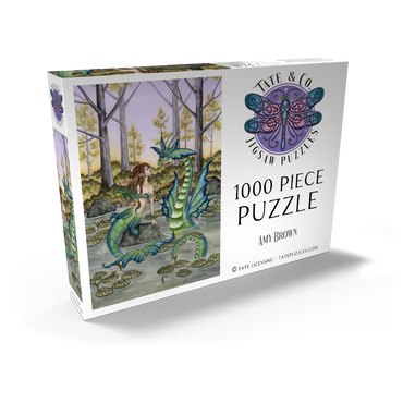 Darstellung des Puzzle Motivs Lazy Afternoon Mermaid - Amy Brown 1000 Puzzle Schachtel Ansicht2