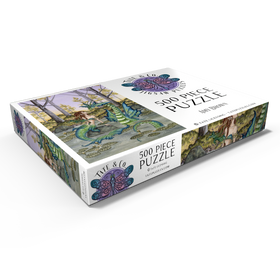 Darstellung des Puzzle Motivs Lazy Afternoon Mermaid - Amy Brown - Puzzleteile: 500