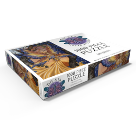 Darstellung des Puzzle Motivs Tempus Fugit Fee - Amy Brown - Puzzleteile: 1000