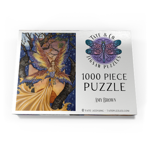 Darstellung des Puzzle Motivs Tempus Fugit Fee - Amy Brown Tempus Fugit Fairy - Amy Brown 1000 Puzzle Schachtel Ansicht3