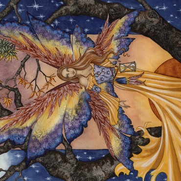 Darstellung des Puzzle Motivs Tempus Fugit Fairy - Amy Brown 1000 Puzzle 3D Modell