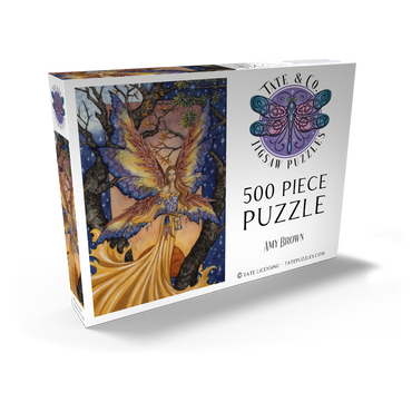 Darstellung des Puzzle Motivs Tempus Fugit Fairy - Amy Brown 500 Puzzle Schachtel Ansicht2