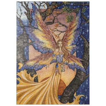 Darstellung des Puzzle Motivs puzzleplate Tempus Fugit Fairy - Amy Brown 500 Puzzle