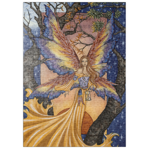 Darstellung des Puzzle Motivs Tempus Fugit Fee - Amy Brown puzzleplate Tempus Fugit Fairy - Amy Brown 500 Puzzle
