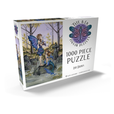 Darstellung des Puzzle Motivs Cousins Fairy & Mermaid - Amy Brown 1000 Puzzle Schachtel Ansicht2