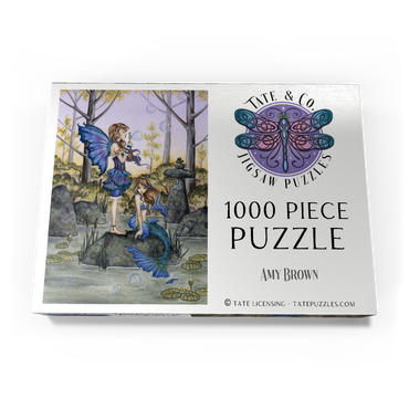 Darstellung des Puzzle Motivs Cousins Fairy & Mermaid - Amy Brown 1000 Puzzle Schachtel Ansicht3