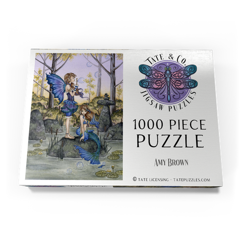 Darstellung des Puzzle Motivs Cousins Fairy & Mermaid - Amy Brown Cousins Fairy & Mermaid - Amy Brown 1000 Puzzle Schachtel Ansicht3