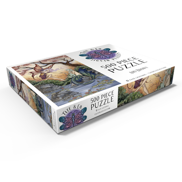 Darstellung des Puzzle Motivs The Introduction Fairy & Mermaid - - Amy Brown 500 Puzzle Schachtel Ansicht1