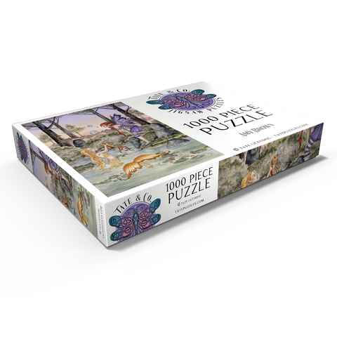 Darstellung des Puzzle Motivs Die Wunschfisch-Meerjungfrau - Amy Brown The Wishing Fish Mermaid - Amy Brown 1000 Puzzle Schachtel Ansicht1