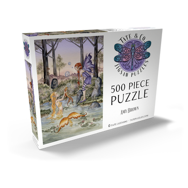 Darstellung des Puzzle Motivs The Wishing Fish Mermaid - Amy Brown 500 Puzzle Schachtel Ansicht2