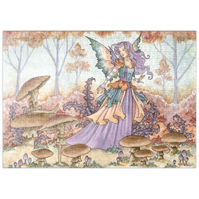 Darstellung des Puzzle Motivs Pilz-Volksfee - Amy Brown - Puzzleteile: 500