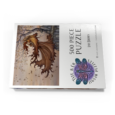Darstellung des Puzzle Motivs Passage To Autumn Fairy - Amy Brown 500 Puzzle Schachtel Ansicht3
