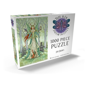 Darstellung des Puzzle Motivs The Caretaker Fairy - Amy Brown 1000 Puzzle Schachtel Ansicht2