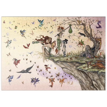 Darstellung des Puzzle Motivs puzzleplate Where The Wind Takes You Fairy - Amy Brown 500 Puzzle