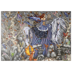 Darstellung des Puzzle-Motivs Zauberwald-Fee - Amy Brown – Puzzleteile: 500