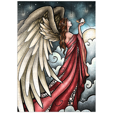 Darstellung des Puzzle Motivs puzzleplate All Guineas Go to Heaven Stained Glass 1000 Puzzle