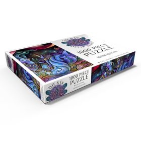 Alternative Darstellung des Puzzle-Motivs Für dich gewünscht – Buntglasfenster - Mandie Manzano – Puzzleteile: 1000