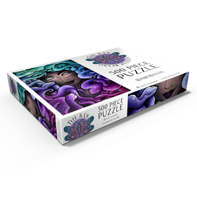 Darstellung des Puzzle Motivs Medusa-Buntglasfenster - Mandie Manzano - Puzzleteile: 500