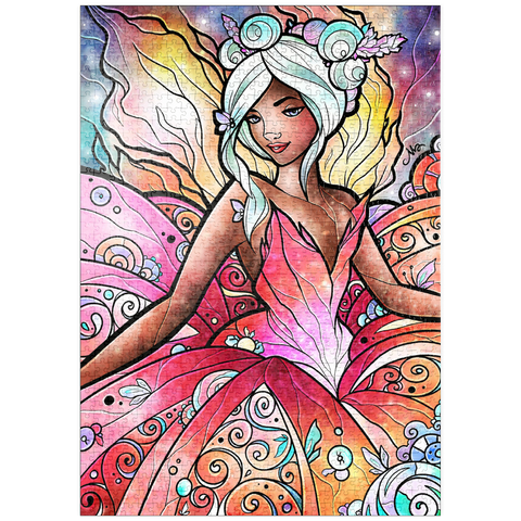 Darstellung des Puzzle Motivs Die Zuckerfee - Mandie Manzano puzzleplate The Sugar Plum Fairy 1000 Puzzle
