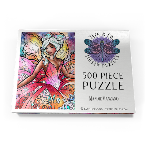Darstellung des Puzzle Motivs Die Zuckerfee - Mandie Manzano The Sugar Plum Fairy 500 Puzzle Schachtel Ansicht3