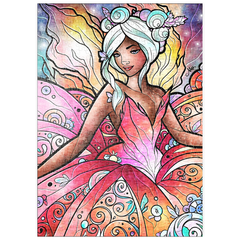 Darstellung des Puzzle Motivs Die Zuckerfee - Mandie Manzano puzzleplate The Sugar Plum Fairy 500 Puzzle