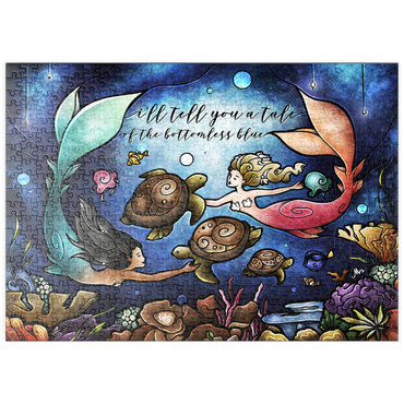 Darstellung des Puzzle Motivs puzzleplate Story Time Stained Glass 500 Puzzle