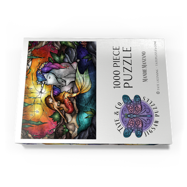 Darstellung des Puzzle Motivs Treasured Friends 1000 Puzzle Schachtel Ansicht3