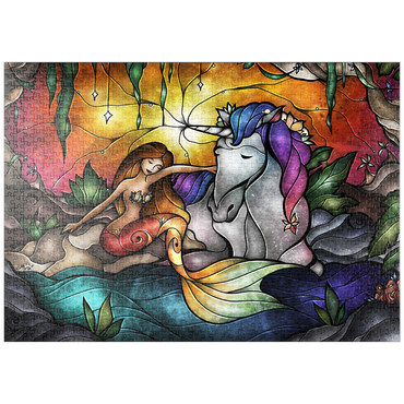 Darstellung des Puzzle Motivs puzzleplate Treasured Friends 1000 Puzzle