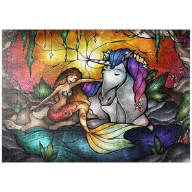 Darstellung des Puzzle Motivs Geschätzte Freunde - Mandie Manzano - Puzzleteile: 1000