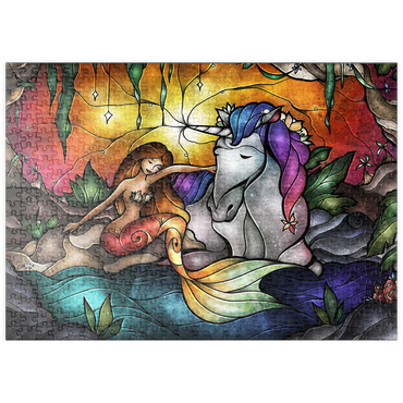 Darstellung des Puzzle Motivs puzzleplate Treasured Friends 500 Puzzle