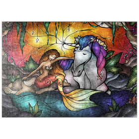 Darstellung des Puzzle Motivs Geschätzte Freunde - Mandie Manzano - Puzzleteile: 500