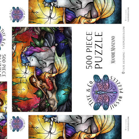 Darstellung des Puzzle Motivs Geschätzte Freunde - Mandie Manzano Treasured Friends 500 Puzzle Schachtel 3D Modell